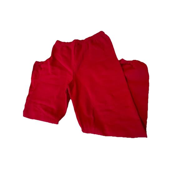 Red LIFEGUARD Sweatpants XL Jerzees NuBlend Fleece Joggers Unisex - Picture 2 of 6